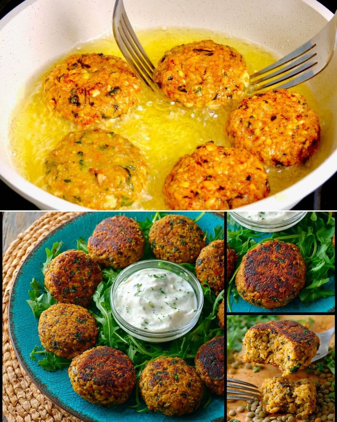 Everyone Should Eat More Lentils This Autumn: Crispy Lentil Walnut Patties