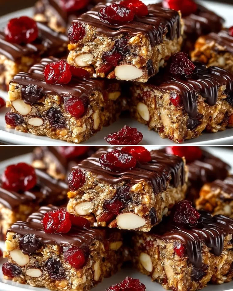 No-Sugar Energy Bars with Chocolate & Nuts