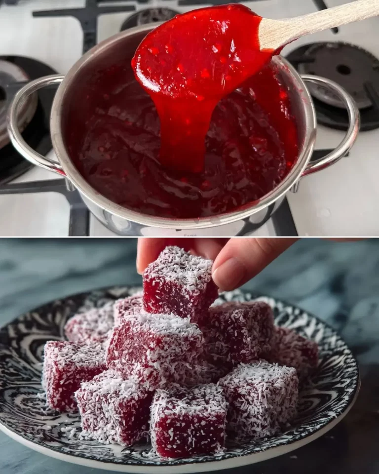 Homemade Pomegranate Turkish Delight