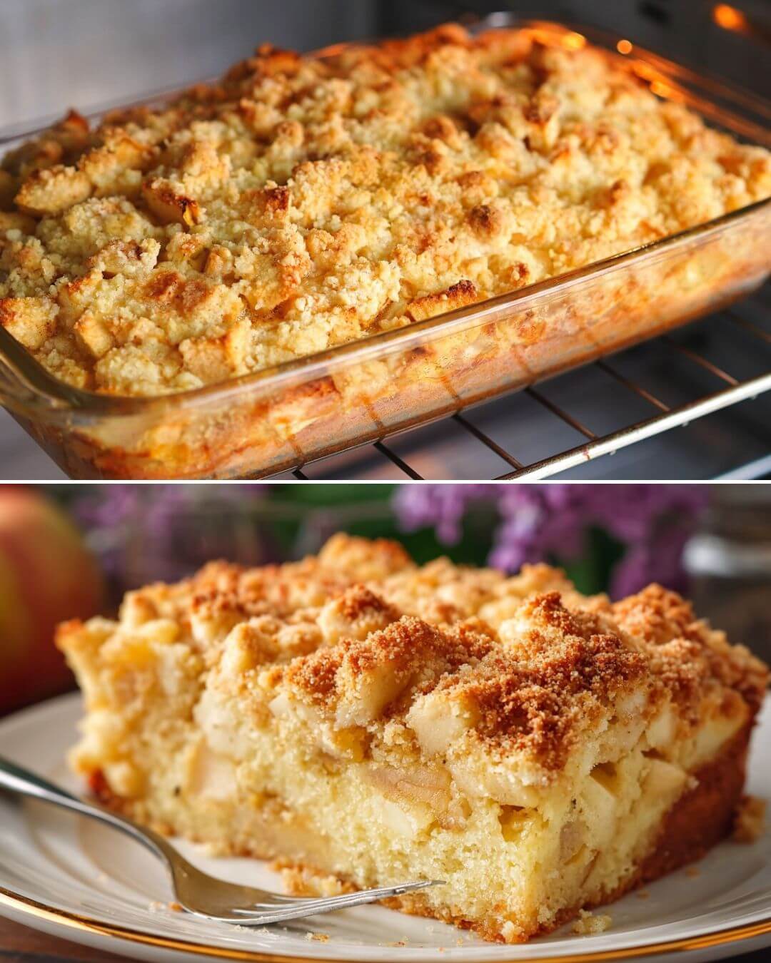 The Most Tender Apple Cake in 15 Minutes