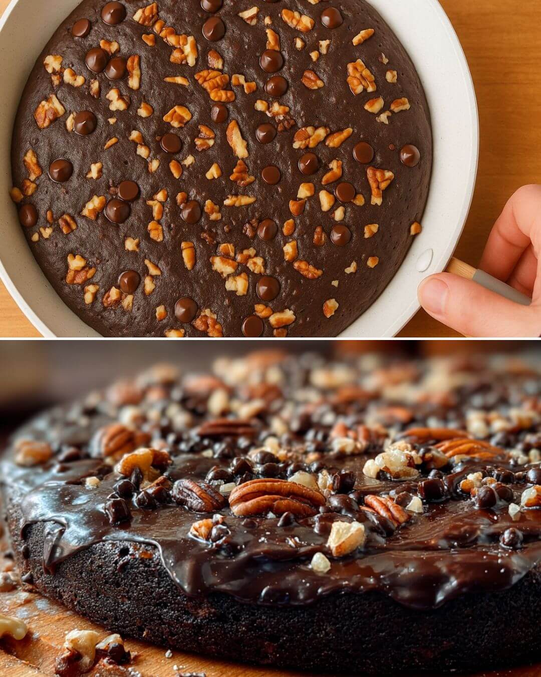 Decadent Skillet Chocolate Cake