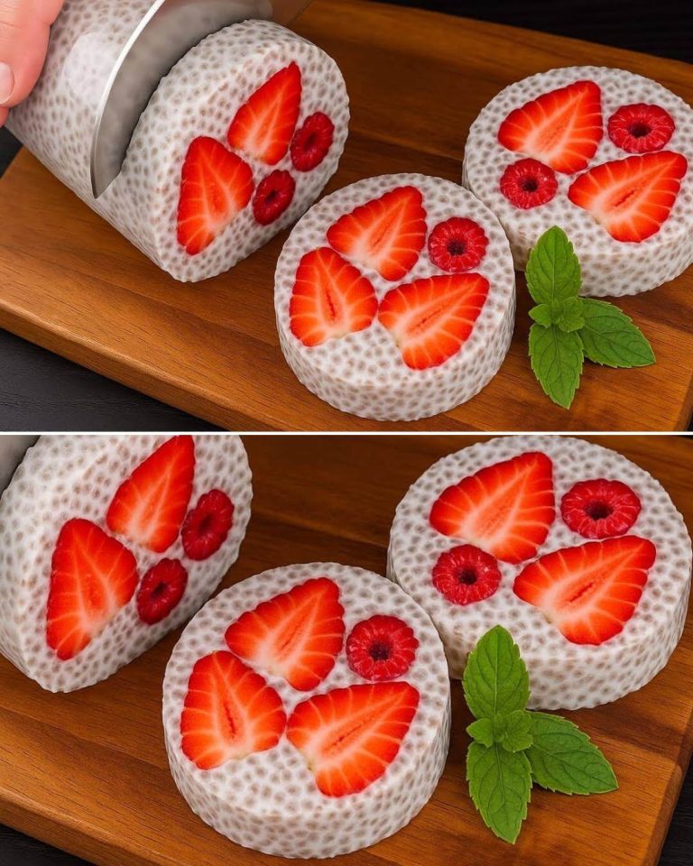 No-Bake Chia Pudding Dessert with Fresh Berries