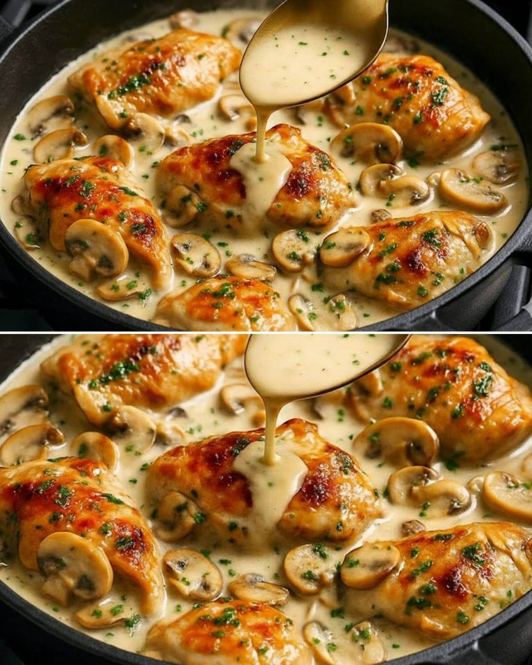 Creamy Mushroom Chicken in One Skillet