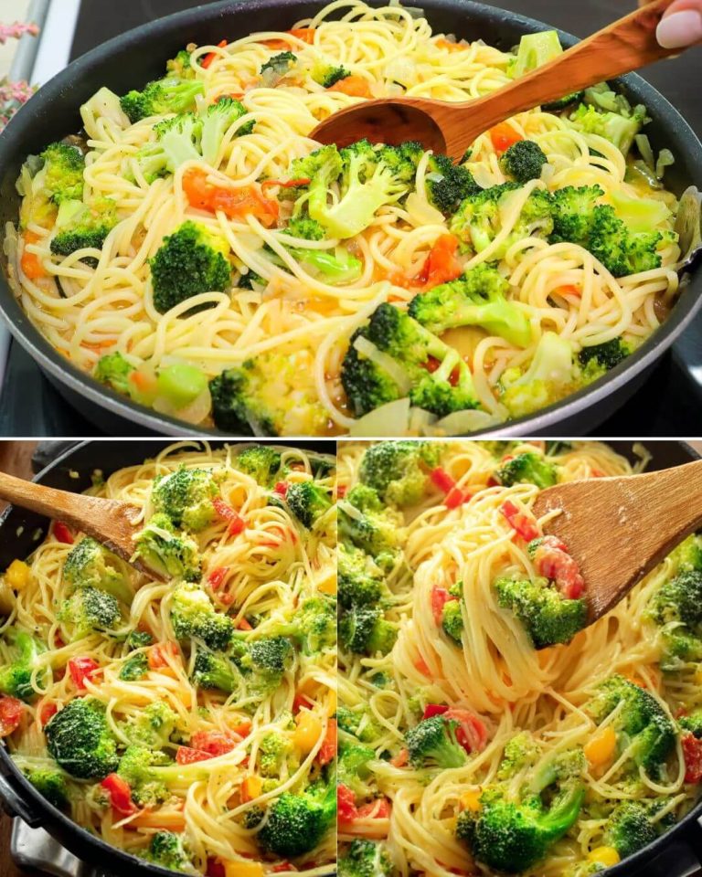 Creamy Broccoli Pasta with Garlic Butter Sauce