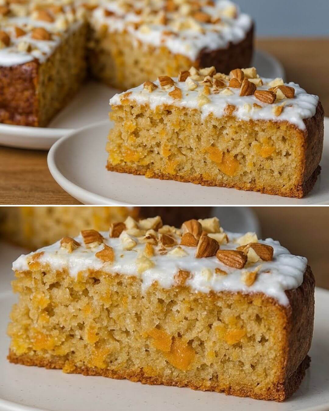 Wholesome Oatmeal Carrot Apple Cake