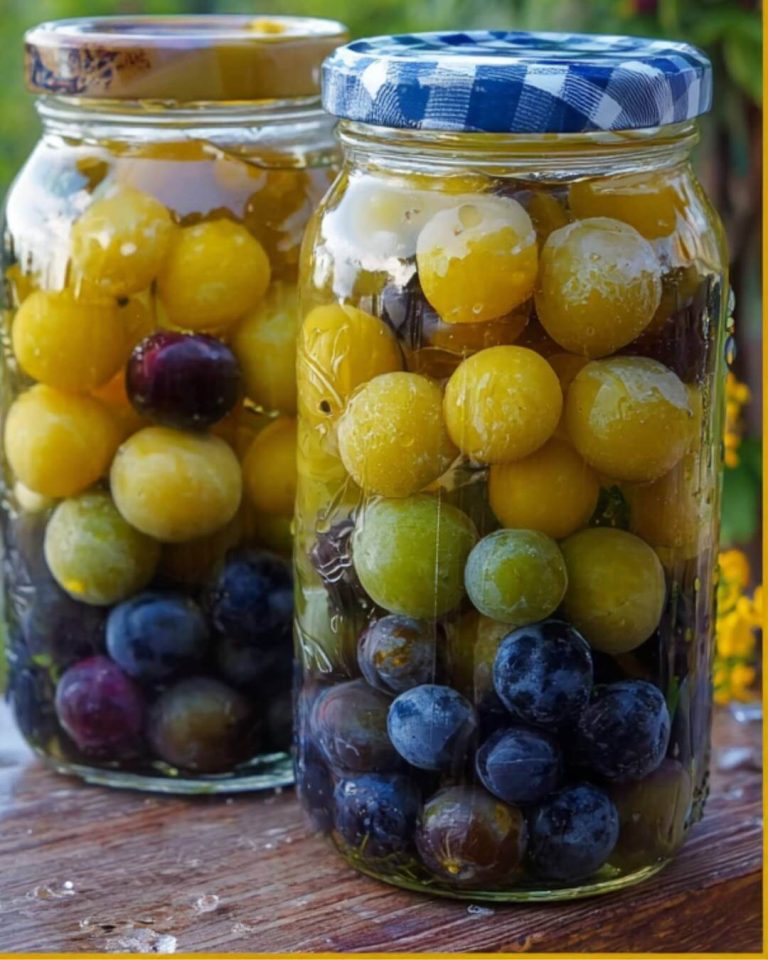Preserved Grapes in Jars