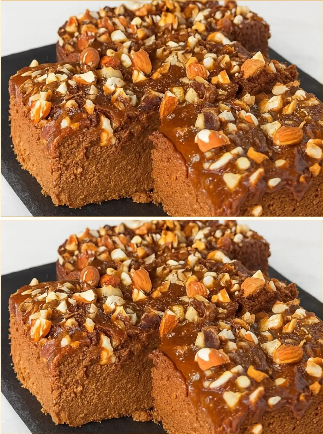 Delicious Chocolate Apple Cake topped with chocolate frosting and apple slices