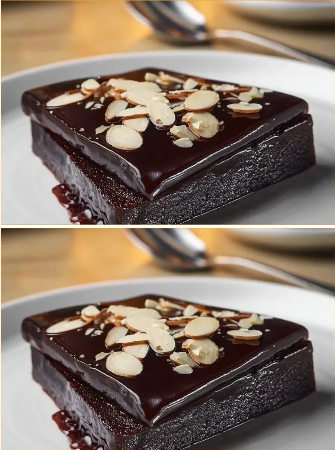 Delicious homemade chocolate cake with frosting on a plate