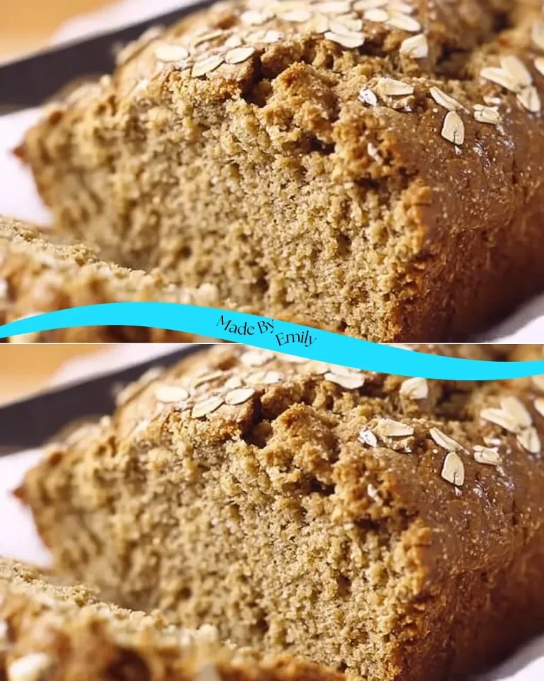 Loaf of gluten-free oat flour bread, freshly baked and sliced