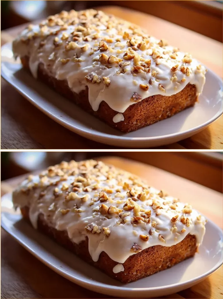 Delicious healthy carrot-walnut cake with fresh ingredients on a wooden table
