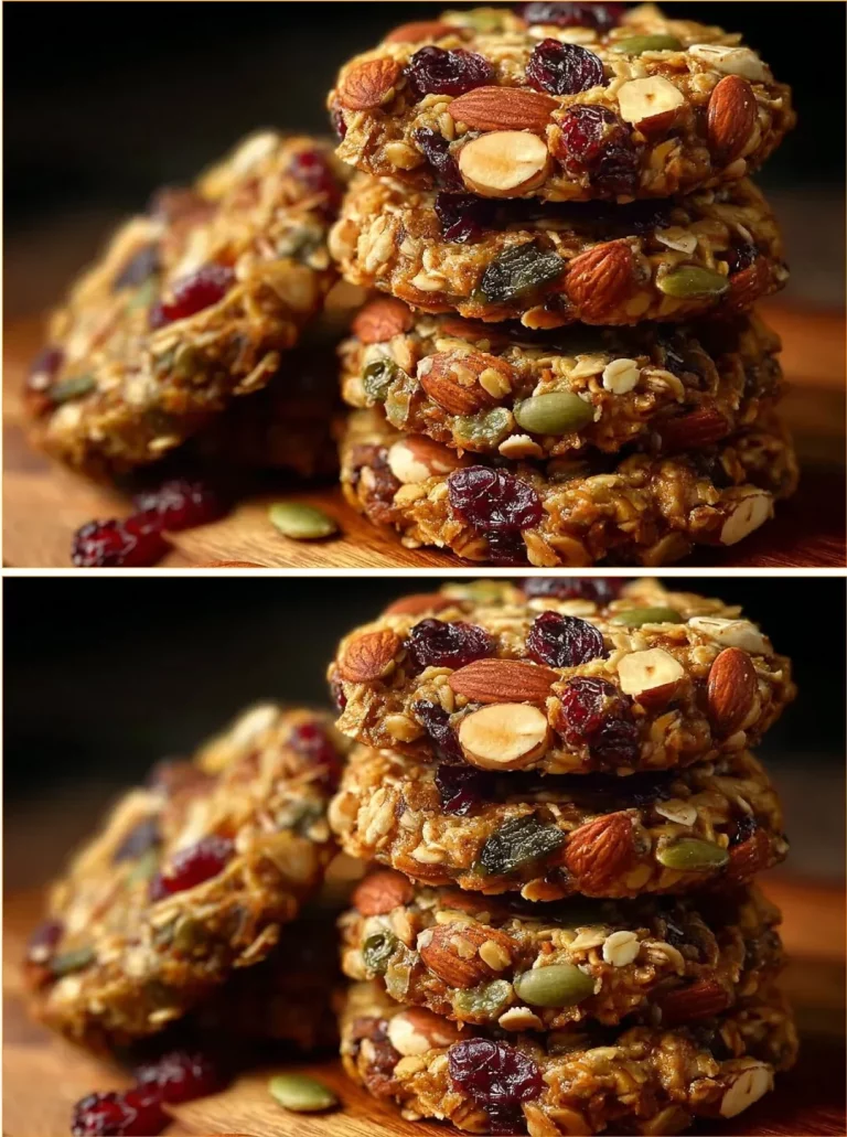 Healthy nut and seed energy cookies made with wholesome ingredients.