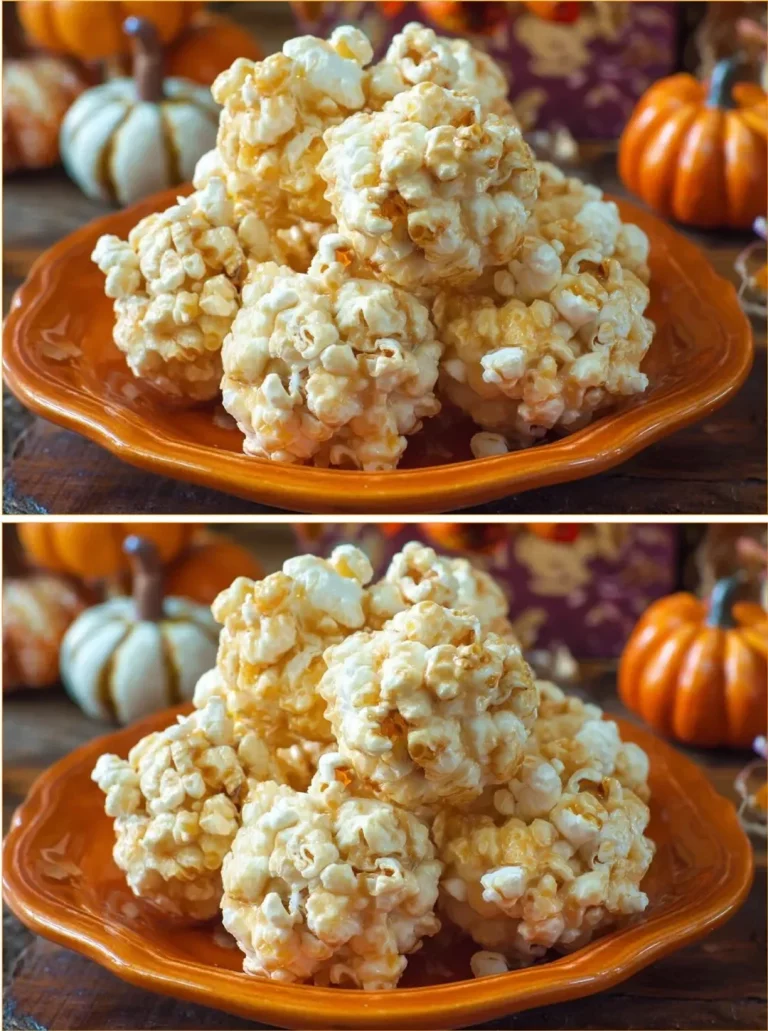Old Fashioned Popcorn Balls recipe with colorful marshmallows and festive sprinkles