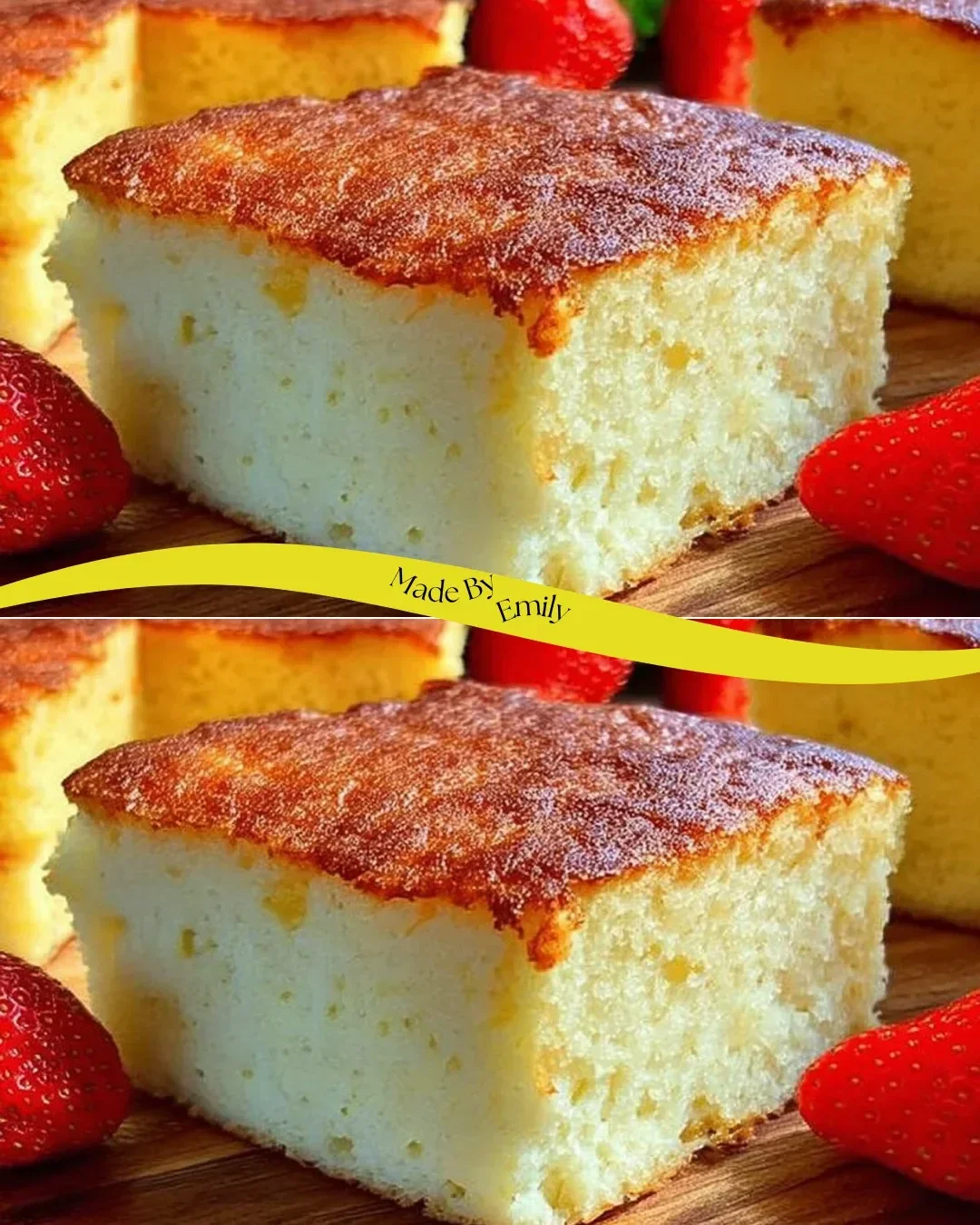 Delicious sugar free yogurt cake topped with fresh berries