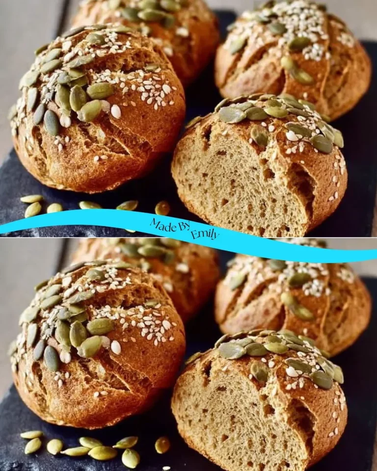 Soft and nutritious lentil bread rolls on a wooden cutting board