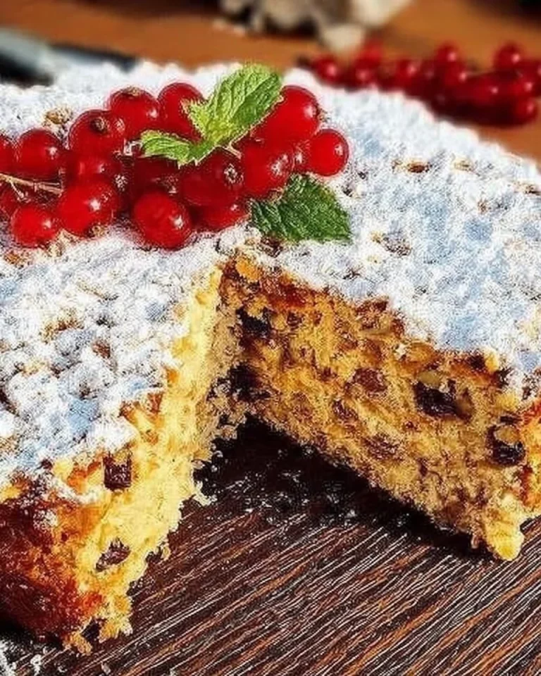 Delicious Apple Oatmeal Bake topped with fresh apples and cinnamon