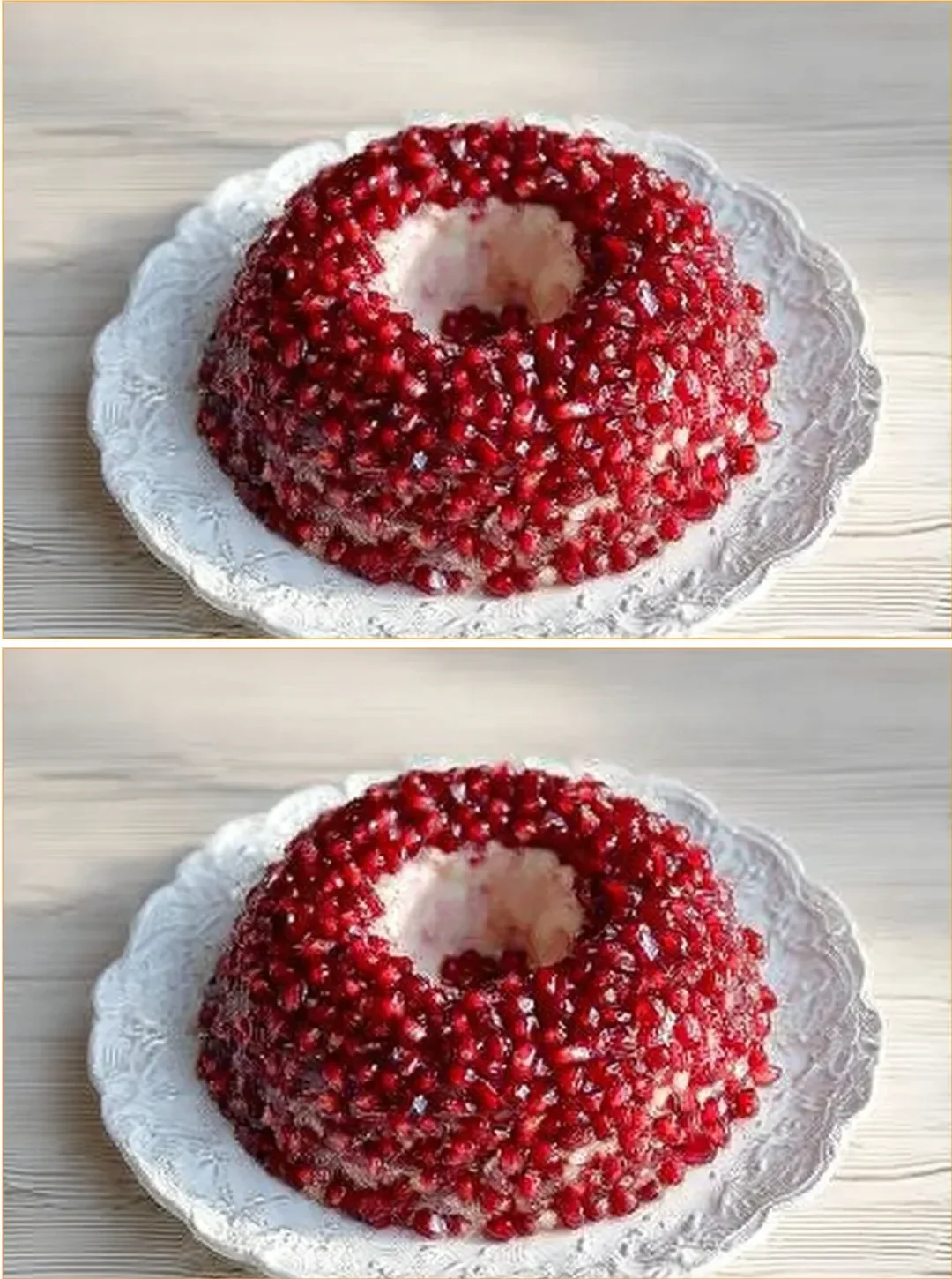 Classic Pomegranate Bracelet Salad with Chicken in a vibrant presentation