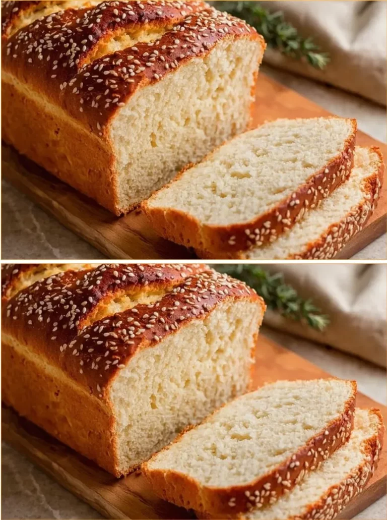 Loaf of Coconut Flour Keto Bread fresh out of the oven