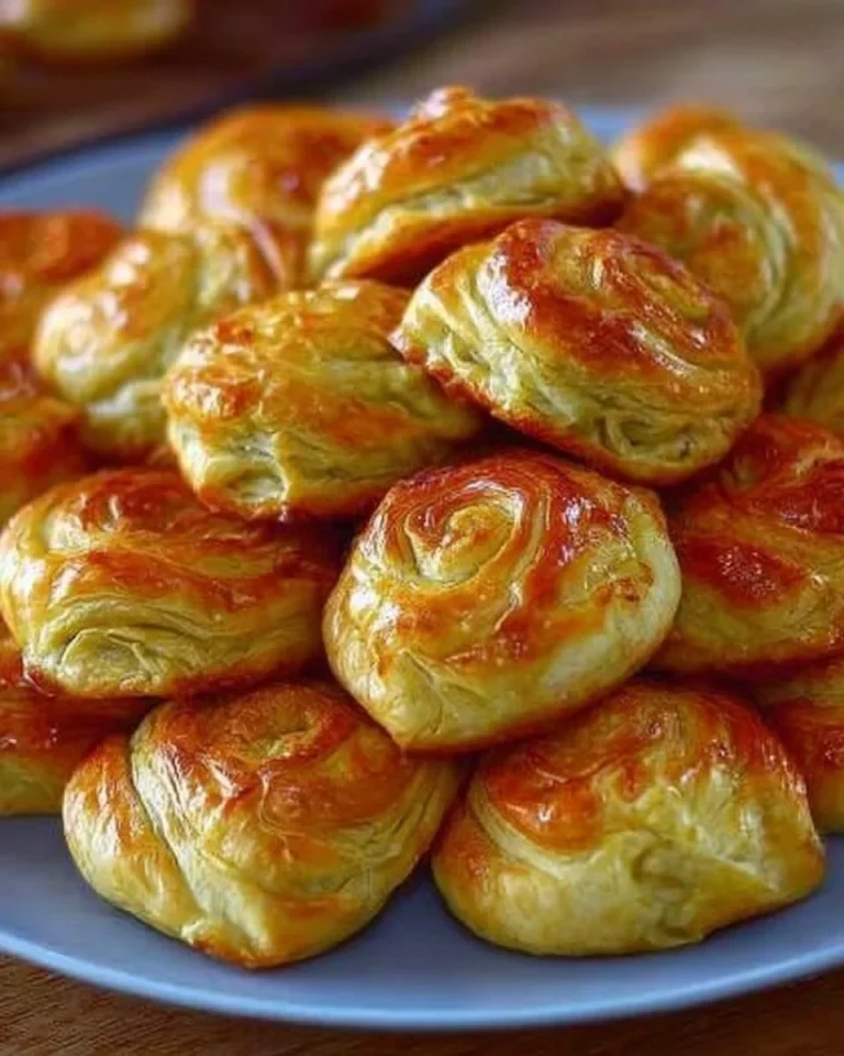 Plate of crispy potato pastries served as a delicious snack or appetizer