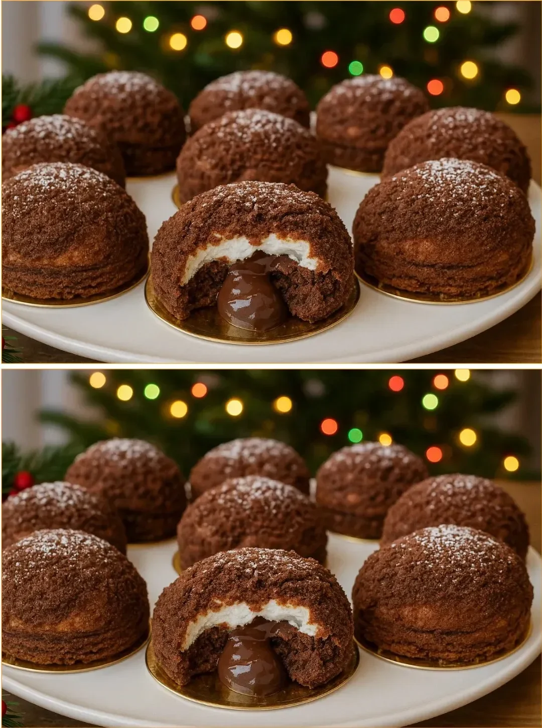 Delicious homemade cakes topped with double cream for a rich dessert experience.