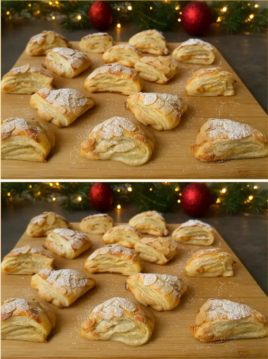 Luxurious marzipan triangles elegantly arranged on a plate.