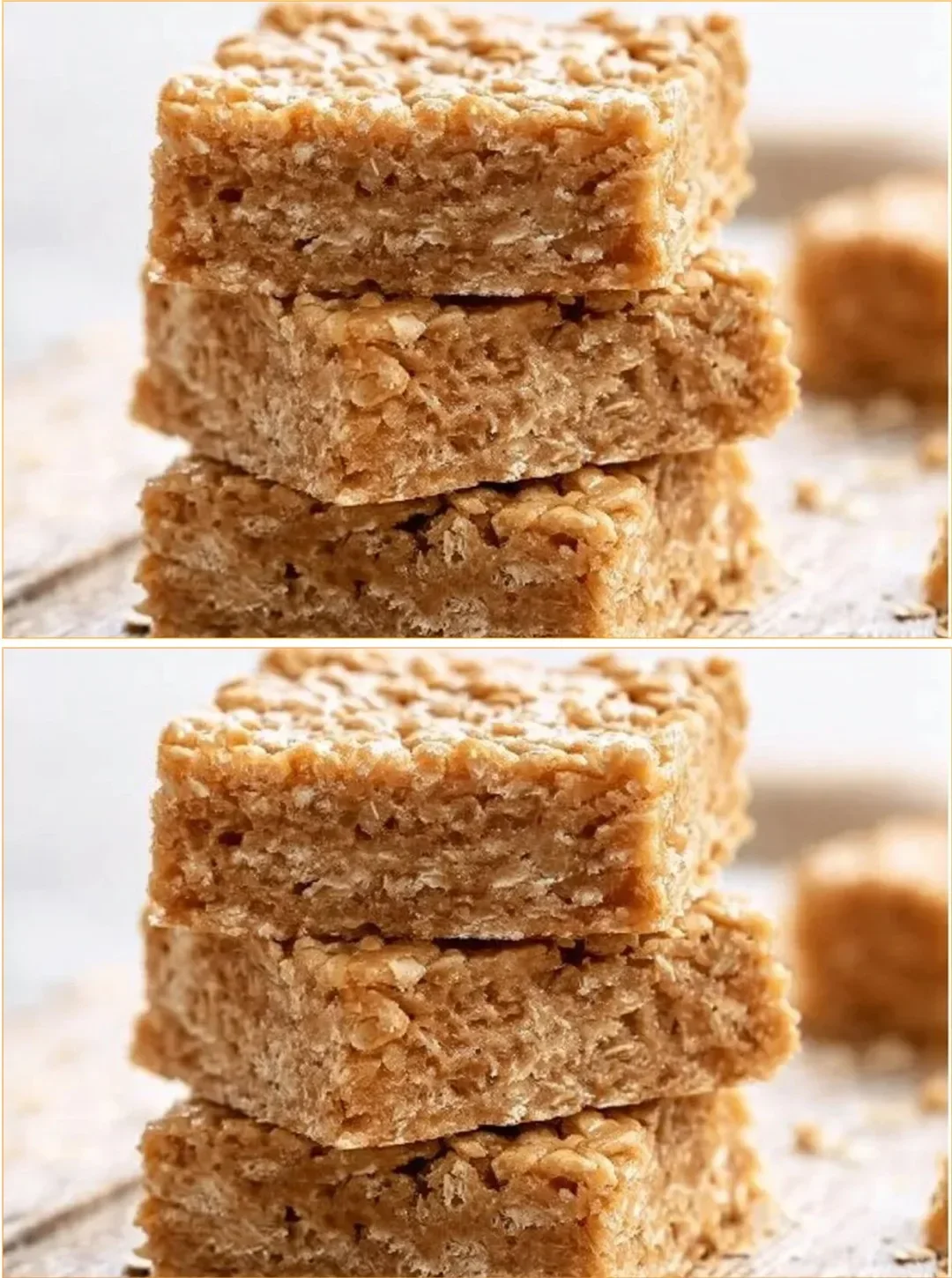 No-bake chewy oatmeal cookies arranged on a plate with chocolate chips