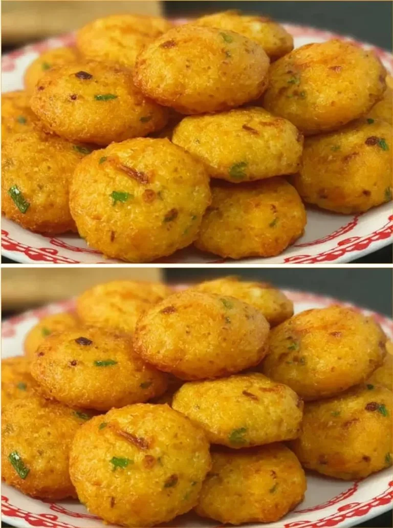 Delicious homemade potato and vegetable patties served on a plate