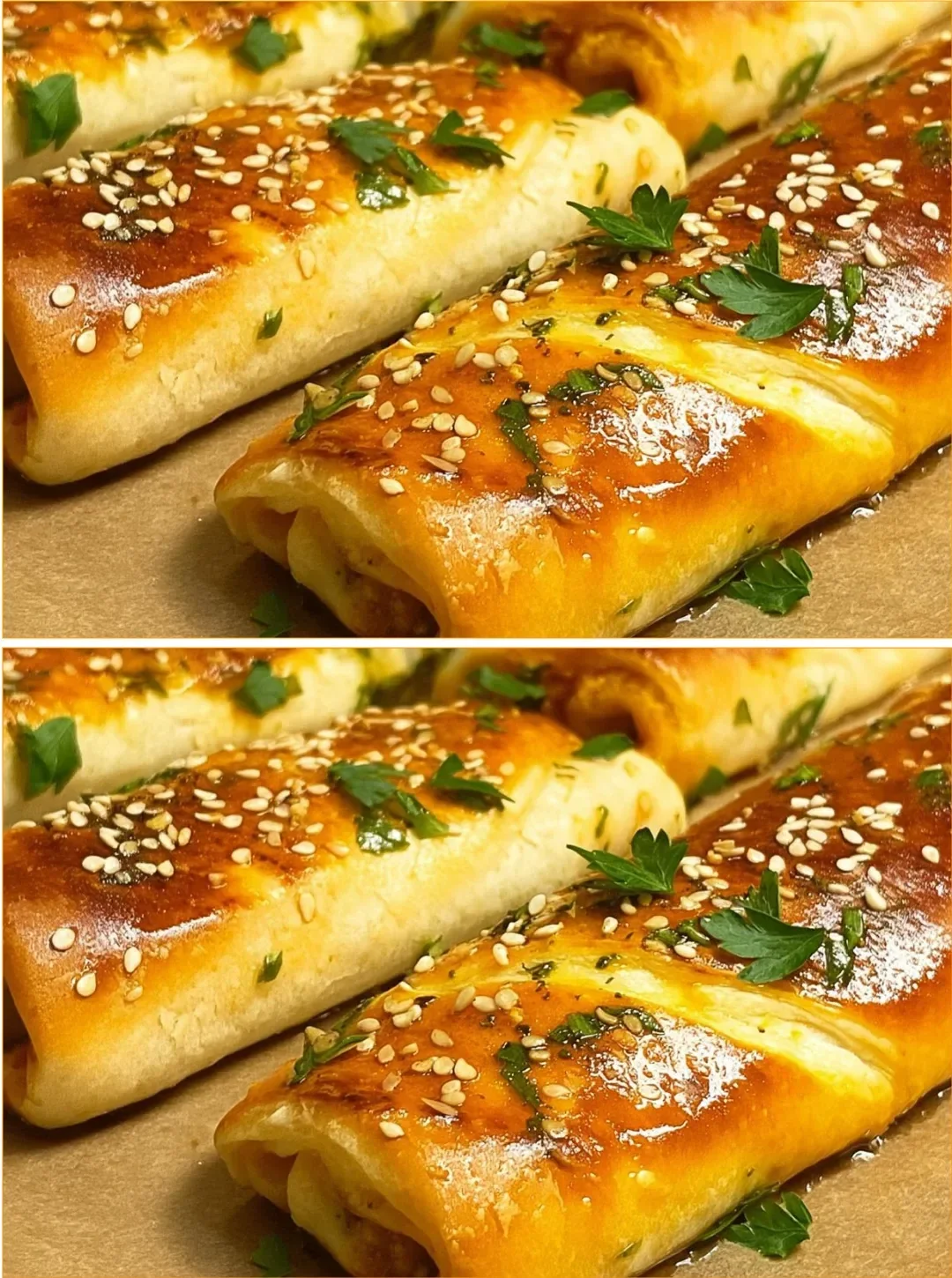 Delicious Pumpkin and Apple Lavash Rolls served on a plate