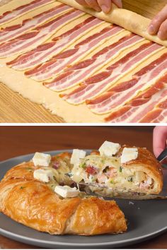 Cheesy Puff Pastry Ring Appetizer: Quick Festive Bite with Creamy Filling