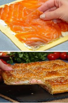 Smoked Salmon Puff Pastry Appetizer: