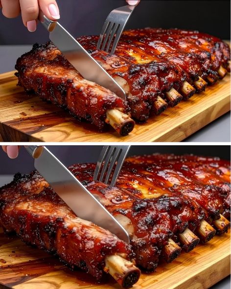 Fall-Off-The-Bone BBQ Beef Ribs with Creamy Cheesy Pasta Bake