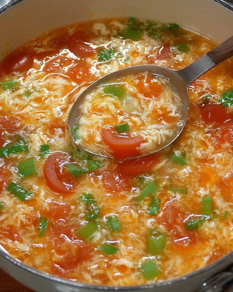 Restaurant-Quality Tomato Egg Drop Soup