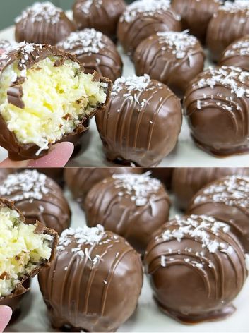 No-Bake Coconut Chocolate Truffles (Prestígio Style)