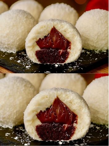 Dessert "White Snow"
