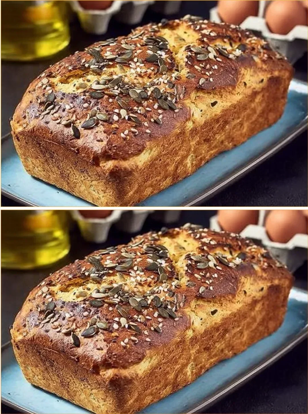 Freshly baked Yogurt Bread on a cutting board