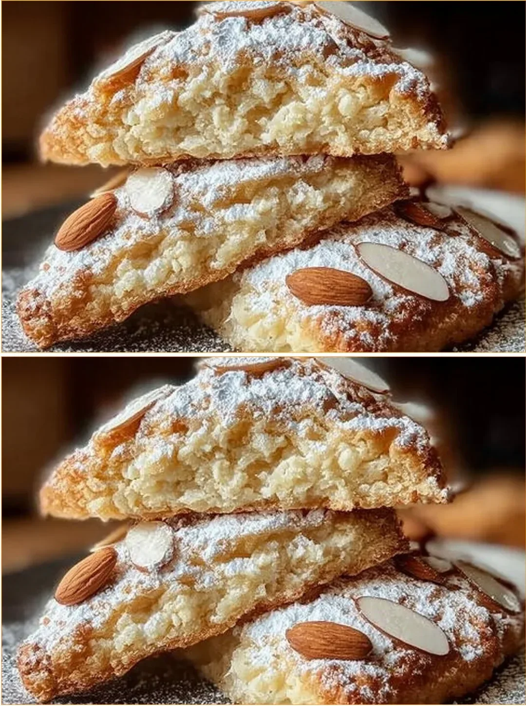Delicious Almond Ricotta Cookies on a plate, perfect for dessert or snacks