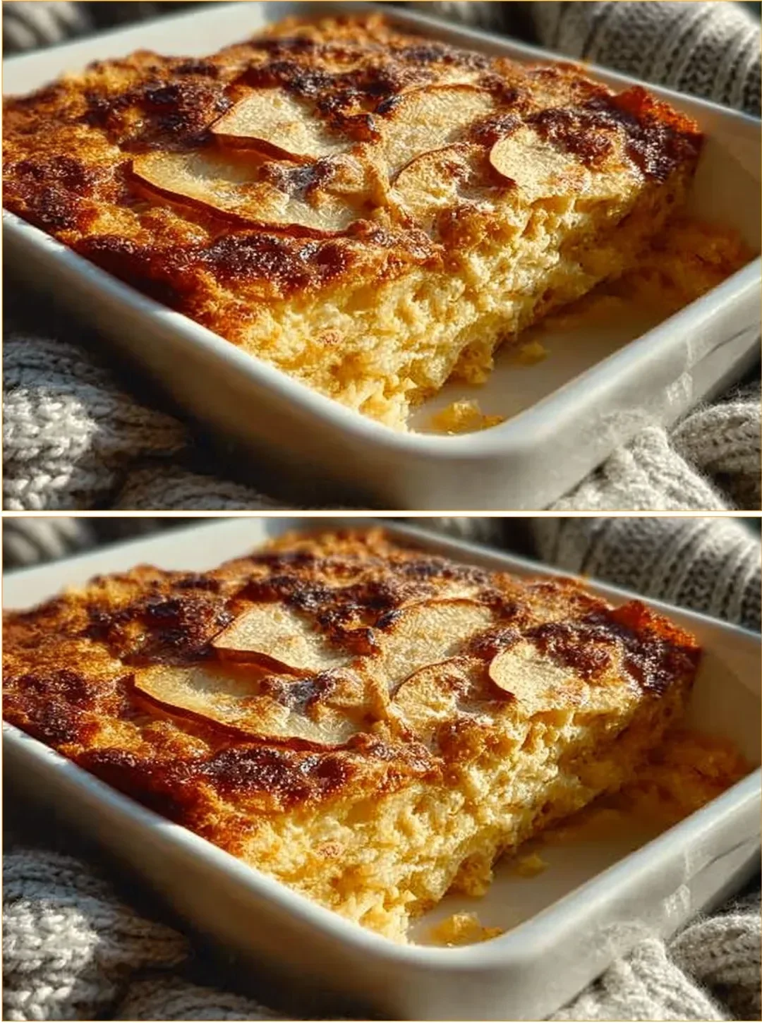 Delicious Apple Breakfast Cake with fresh apples and a cinnamon glaze
