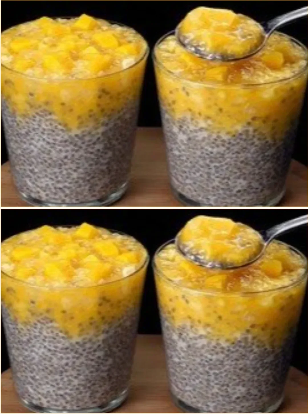 Chia seed breakfast bowl topped with fruits and nuts for a healthy meal.