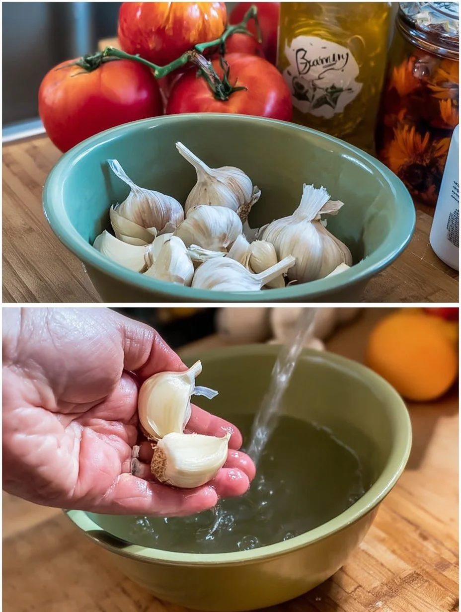 Soaking garlic cloves before planting for better growth strategies