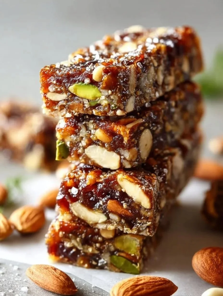 Healthy date bars made with natural ingredients for a nutritious snack