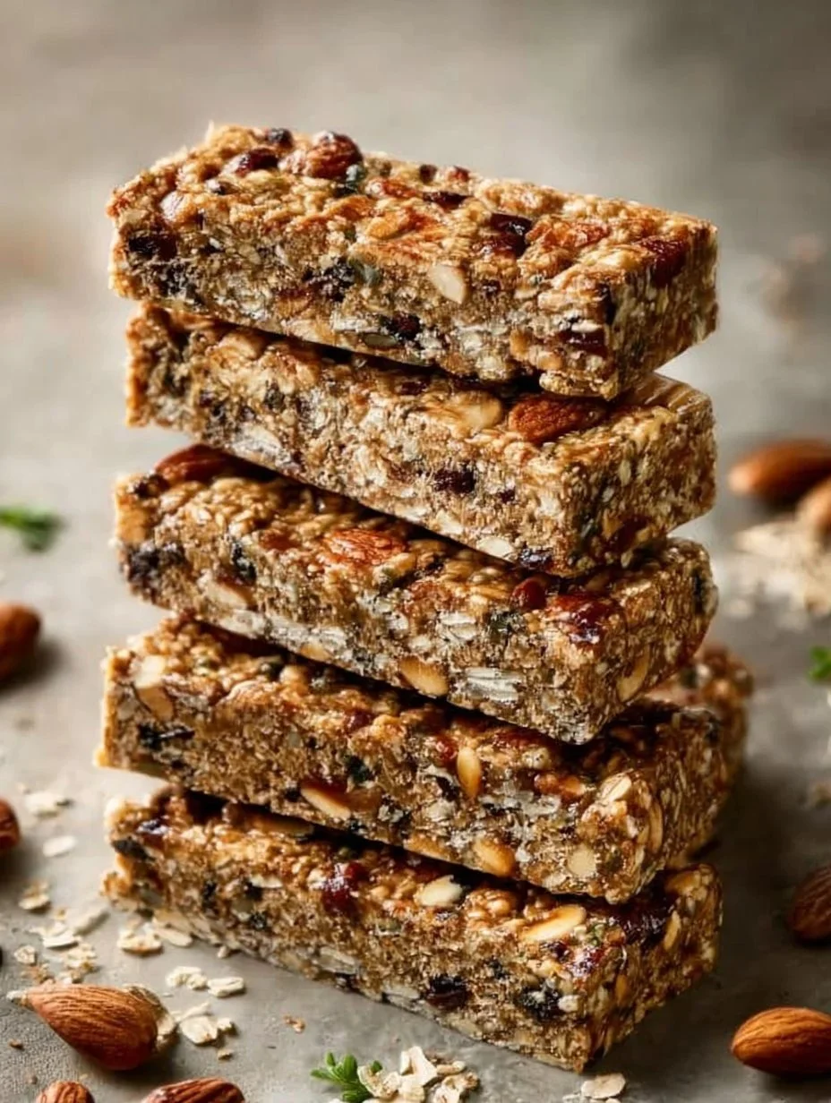 Delicious homemade protein bars with nuts and chocolate chips