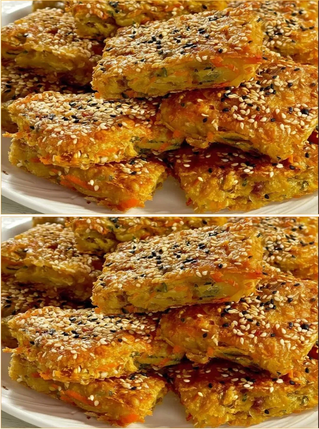 Leek and Corn Flour Pastry served on a plate, showcasing flaky texture and vibrant filling.