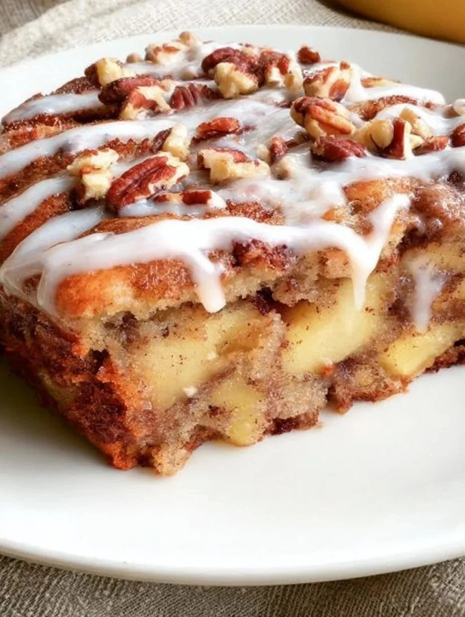 Delicious Oatmeal Apple Breakfast Bake with fresh apples and oats