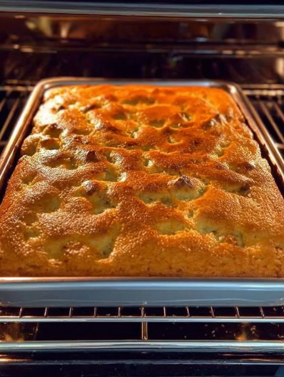 Delicious soft apple cake topped with fresh apple slices and cinnamon.