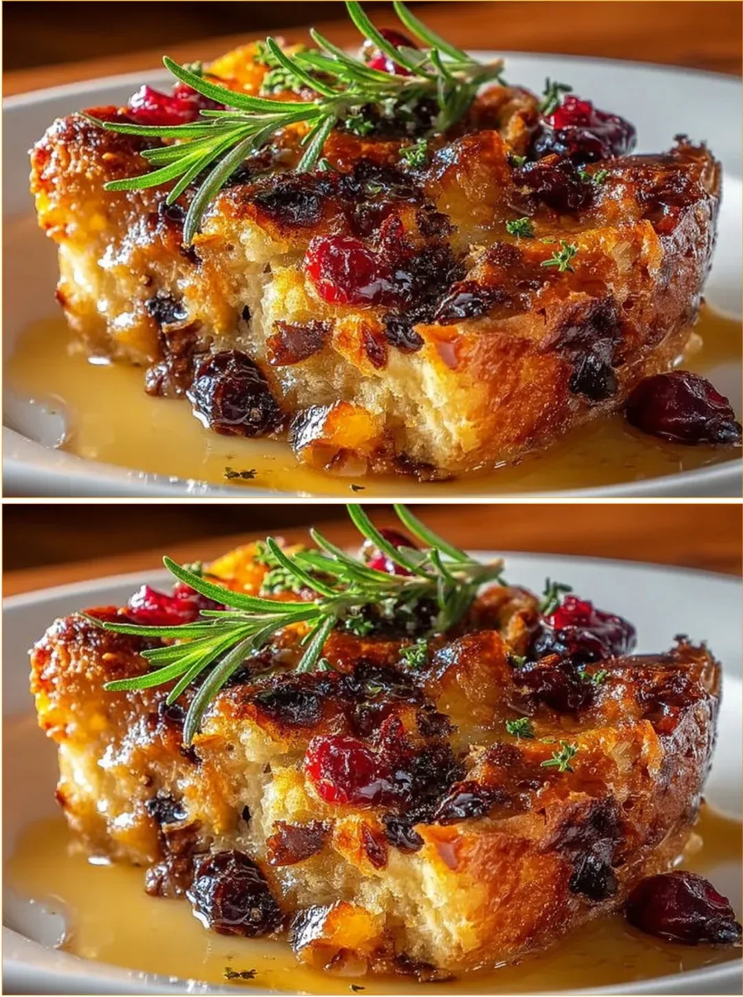 Delicious Sweet Potato and Cranberry Gratin dish on a festive table
