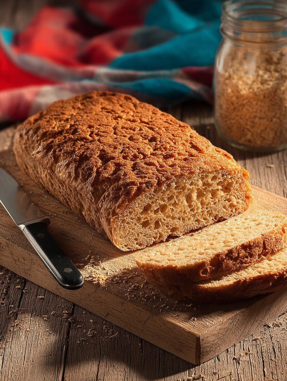 A slice of Siyez bread showcasing its unique texture and nutritious ingredients