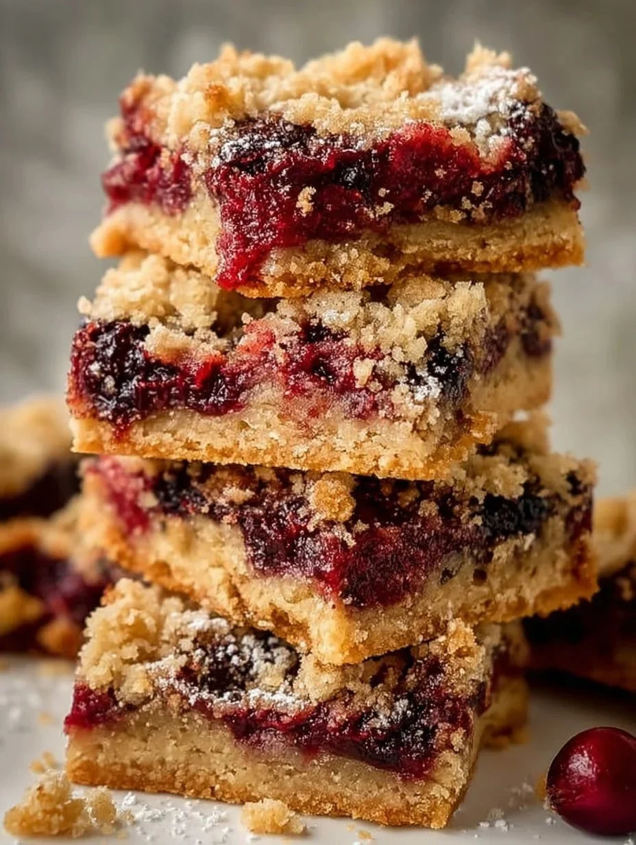 Vegan berry crumble bars with fresh fruit topping on a rustic wooden table