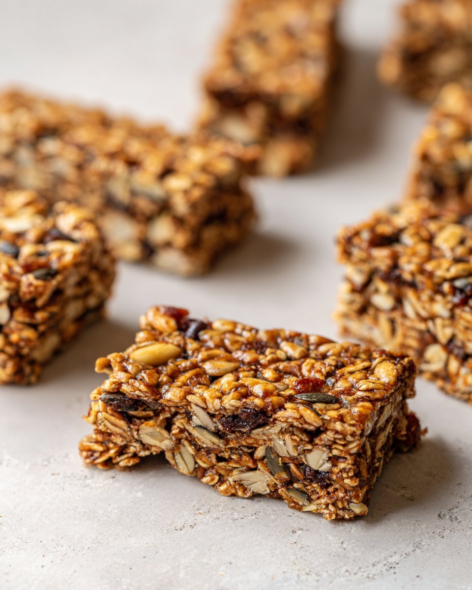 Sunflower Almond Date Bars