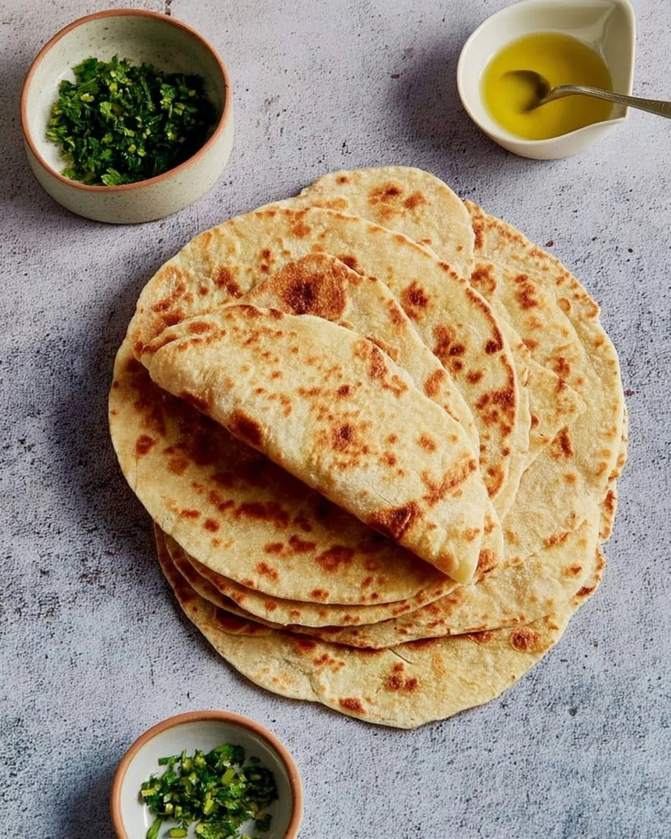Keto-friendly almond flour tortillas ready for meal preparation.