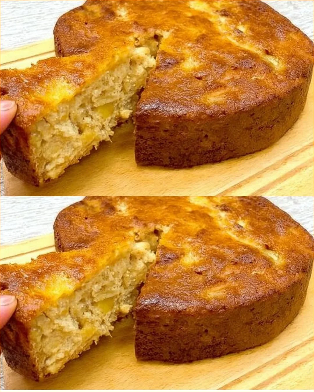 Delicious homemade apple cake topped with fresh apples and spices