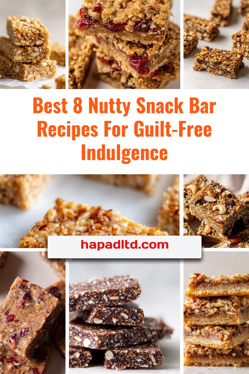 Homemade nutty snack bars with healthy ingredients for guilt-free treats